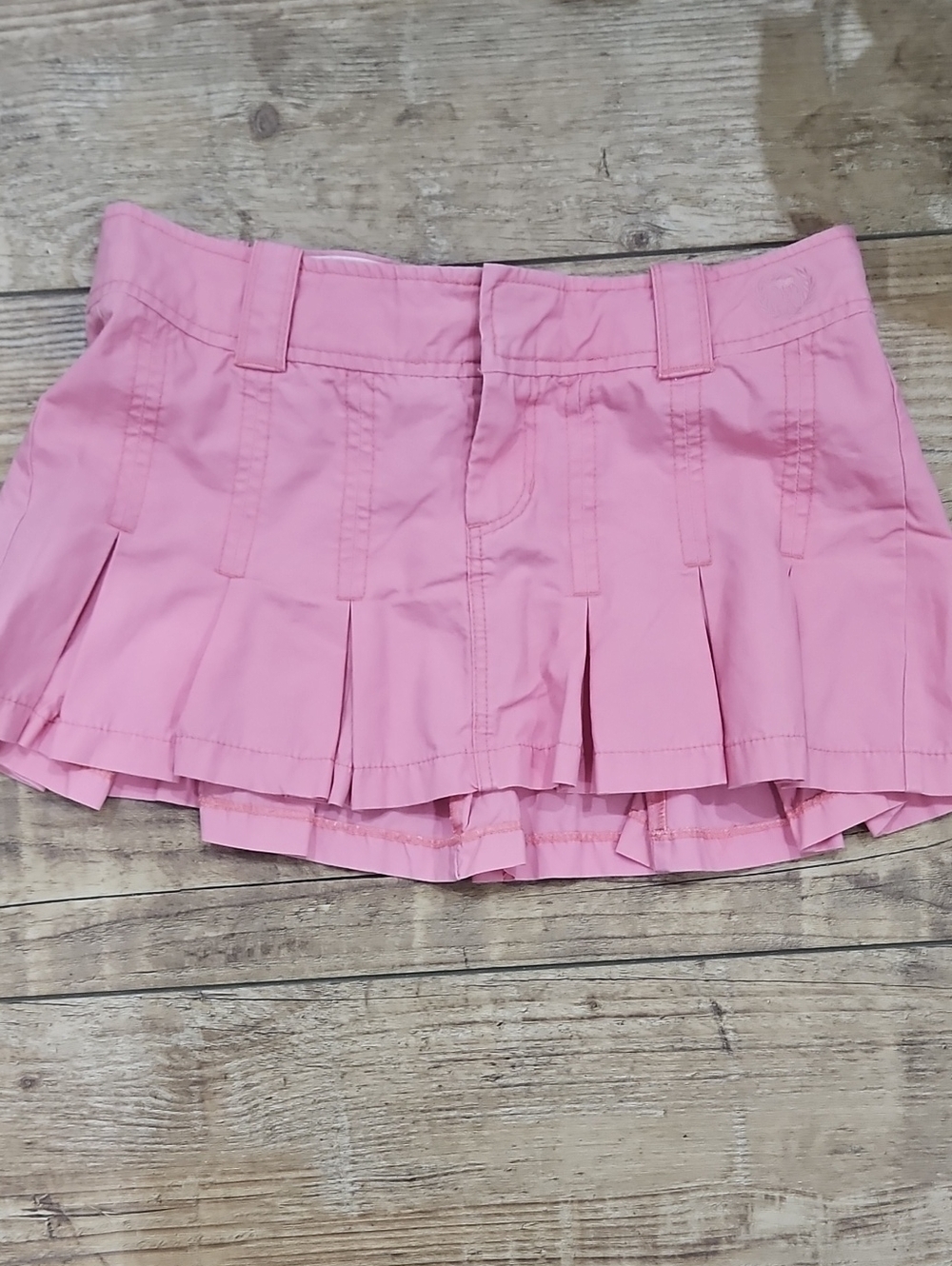 Women's Pink Pleated Vintage Abercrombie Skirt